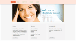 Desktop Screenshot of mypflugervilledentist.com